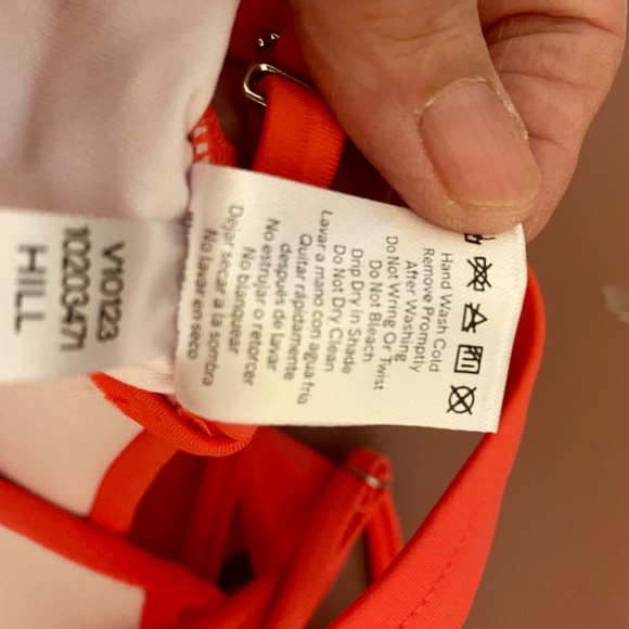 Venus vibrant orange bikini top NEW adjustable Padded 36c  34d. 32dd - Picture 9 of 10